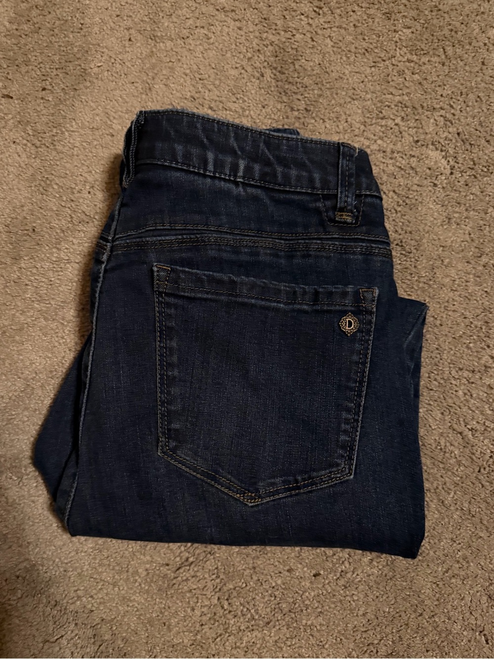 Dark Blue Womens Skinny Jeans
